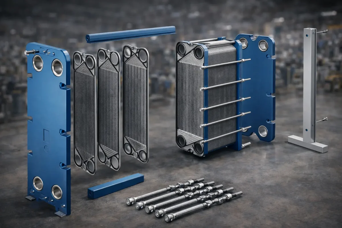 Plate Heat Exchanger: Diagram, Working Principle, Components, Applications and Design Guide