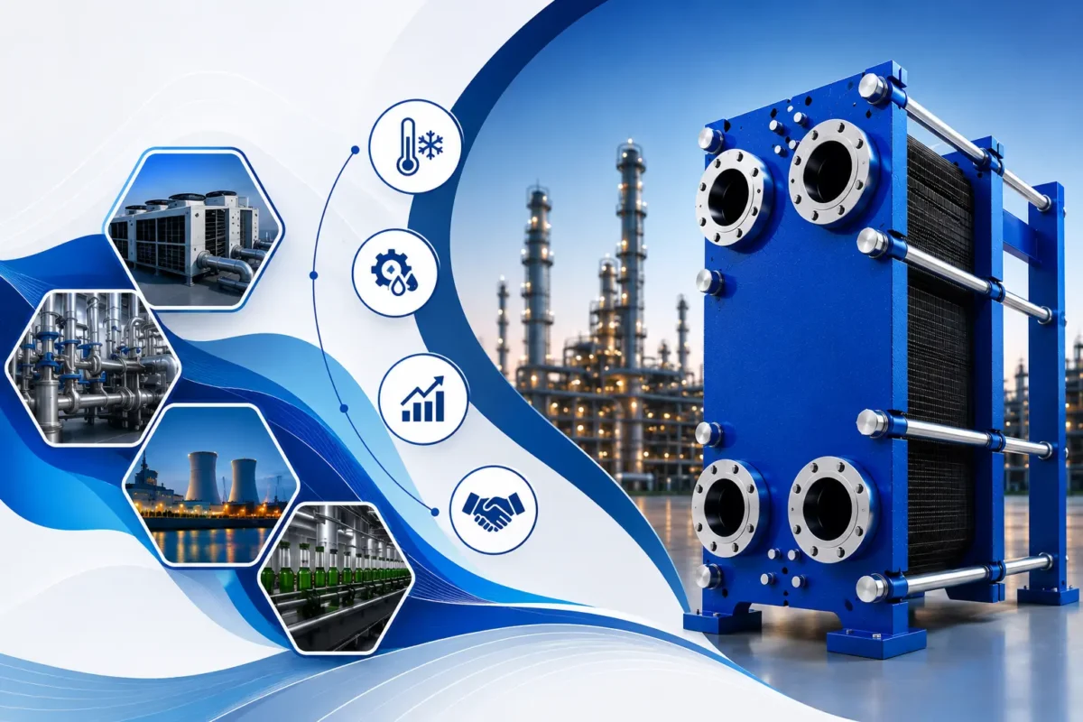 Plate Heat Exchanger Distributor in Gandhinagar for Industrial Cooling and Process Applications