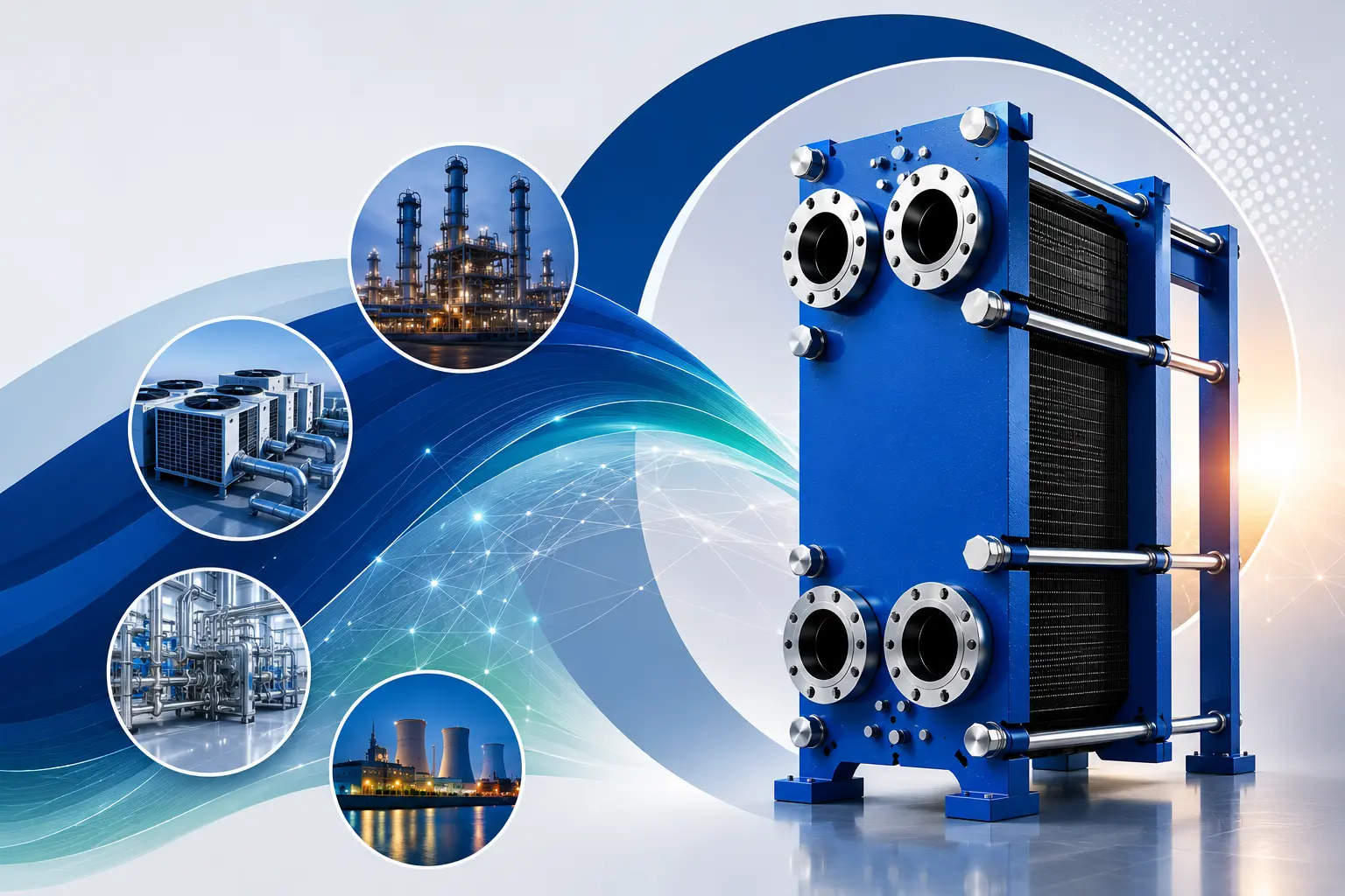 plate heat exchanger manufacturers in chhatral gidc industrial cooling system