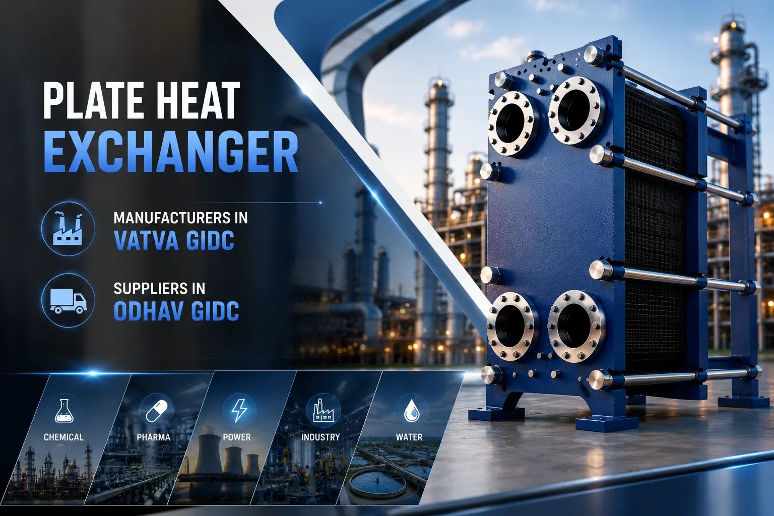 plate heat exchanger manufacturers in vatva gidc industrial system