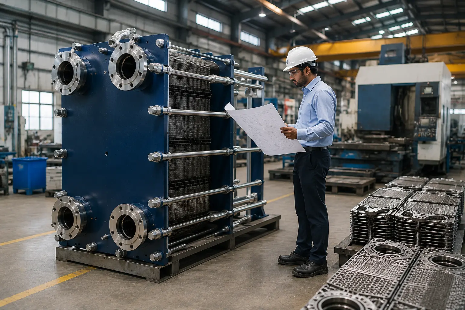 Plate heat exchanger manufacturers in Valsad GIDC – SRJ Heatt Exchangers unit
