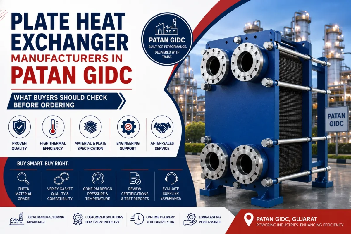 Plate Heat Exchanger Manufacturers in Patan GIDC: What Buyers Should Check Before Ordering
