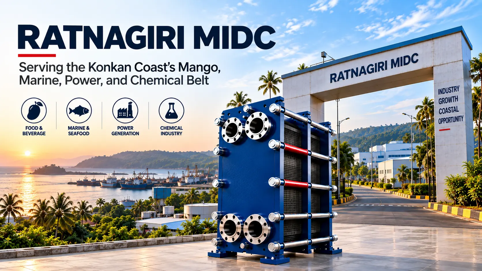 Plate heat exchanger manufacturers in Ratnagiri MIDC