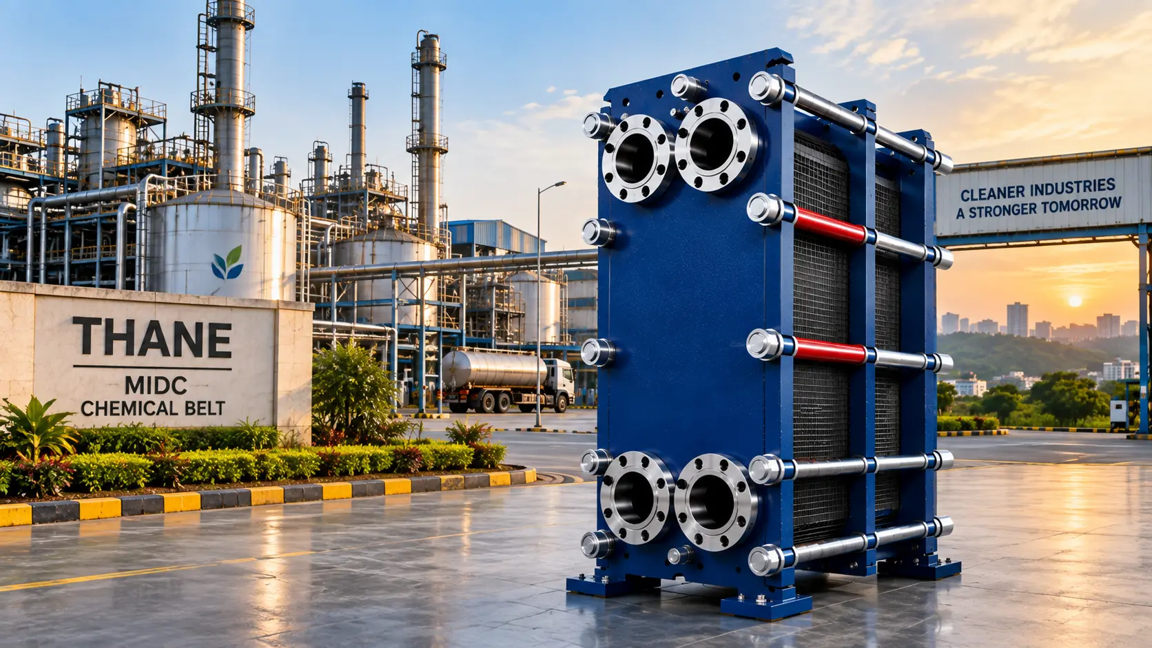 Plate heat exchanger manufacturers in Thane - gasketed PHE unit
